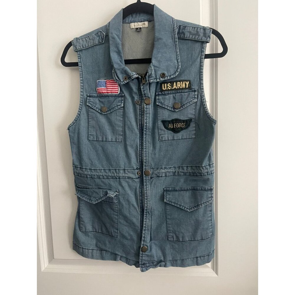 Unique Denim Vest - Picture 2 of 3